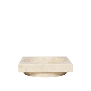 Ferm Living Hew Low Centerpiece Travertino