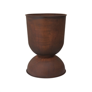 Ferm Living Hourglass Pot Grande Rust