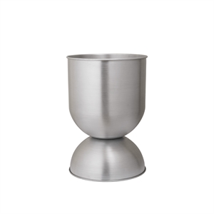 Ferm Living Hourglass Pot Medium in Alluminio