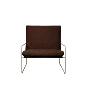 Set di federe per cuscini Desert Ferm Living, colore: Pure Bouclé/Castagna