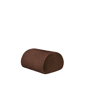 Ferm Living Rouli Pouf Pure Bouclé/ Marrone Castagno