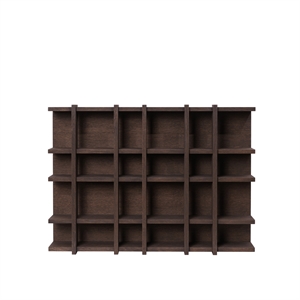 Ferm Living Tilem Shelf 6x4 Rovere tinto scuro