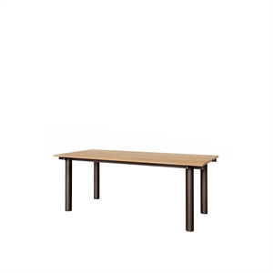 Tavolo da pranzo Ferm Living Atura 200x90 Cioccolato fondente/Impiallacciatura di quercia