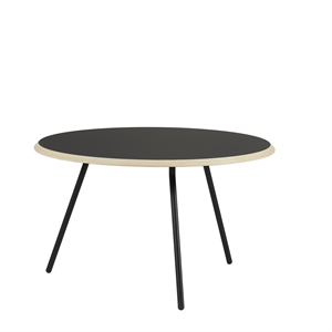 Tavolino Woud Soround Laminato Nero Ø75 H44,5