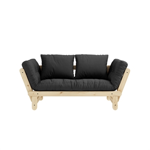 Divano Karup Beat in Pino Laccato Trasparente/734 Grigio Scuro