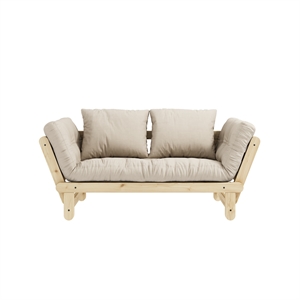 Divano Karup Beat Pino Laccato Trasparente/747 Beige