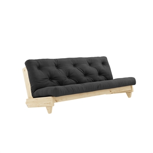 Divano Karup Fresh in Pino Laccato Trasparente/734 Grigio Scuro