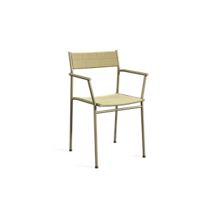 Sedia da Pranzo Northern Weave con Braccioli Grigio Beige/naturale