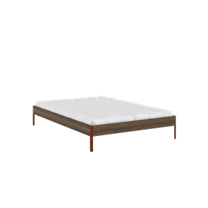 Struttura Letto Karup Design Core 140x200 Carob Brown/Terra Red