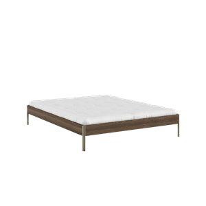 Struttura Letto Karup Design Core 160x200 Carob Brown/Sage Green