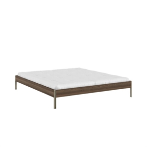 Struttura Letto Karup Core 180x200 Carob Brown/Sage Green