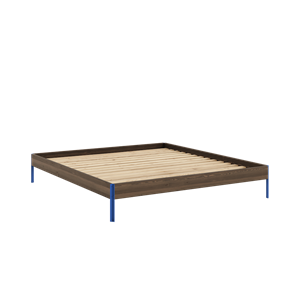 Struttura Letto Karup Design Core 180x200 Carob Brown/Vivid Blue