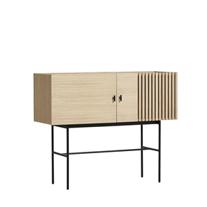 Credenza Woud Array Rovere/ Nero 120 cm