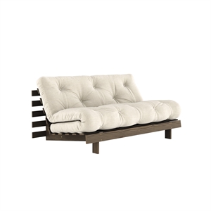Divano Letto Karup Roots 160x200 Marrone Carruba/914 Lino