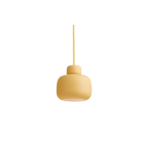 Woud Stone Lampadario Giallo Senape Piccolo