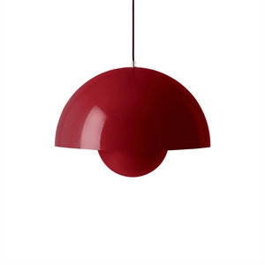 &Tradition Flowerpot VP2 Lampadario Rosso Vermiglio
