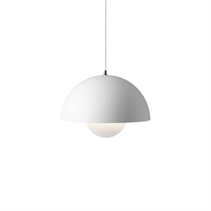 &Tradition VP7 Flowerpot Lampadario Bianco Opaco