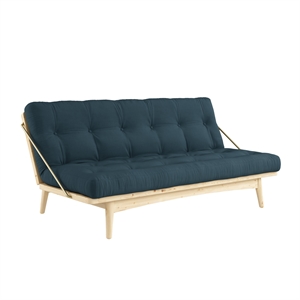 Divano Karup Folk Pino Laccato Trasparente/757 Blu Petrolio