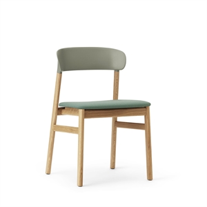 Normann Copenhagen Herit Sedia da Pranzo Imbottita in Rovere/ Verde