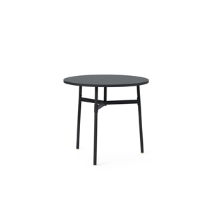 Tavolo Normann Copenhagen Union Nero Ø80 X H74,5 cm