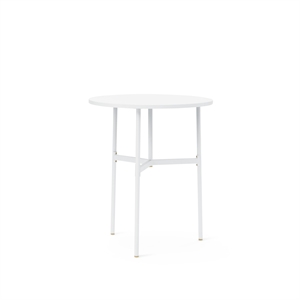 Tavolo Normann Copenhagen Union Bianco Ø80 X H95,5 cm