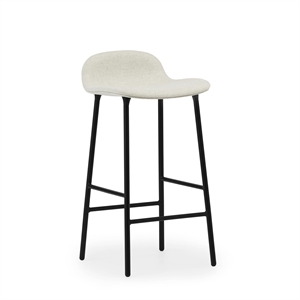 Normann Copenhagen Form Sgabello da Bar 65 cm Acciaio Nero /Linea Principale Lino MLF20