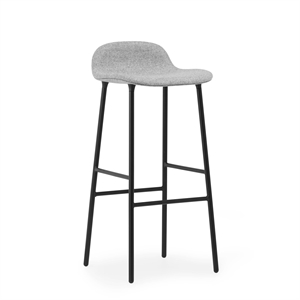 Normann Copenhagen Form Sgabello da Bar 75 cm Acciaio Nero /Synergy LDS16