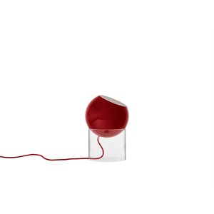 &Tradition Topan VP13 Lampada da tavolo Topan Lampada da terra VP14 Acrilico Trasparente /Rosso vermiglio