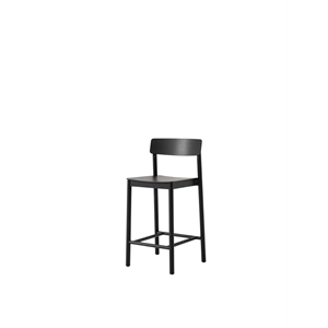 &Tradition Betty TK13 Sedia da bar in frassino laccato nero