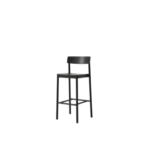 Sgabello da Bar Betty TK16 &Tradition in Frassino Laccato Nero