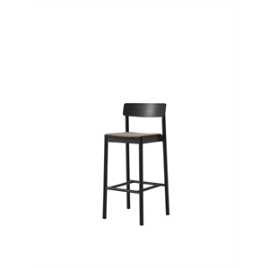 Sgabello da bar Betty TK17 &Tradition in frassino laccato nero/Fuse 
