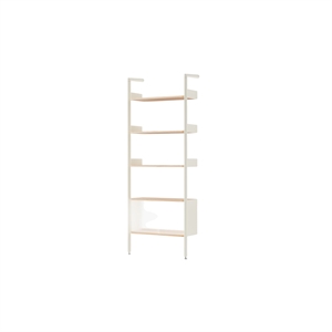 &Tradition Rombe Full Bay IF3 Mobiletto con Scaffalatura in Rovere Laccato