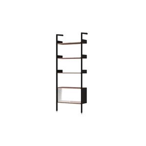 &Tradition Rombe Full Bay IF3 Mobiletto Scaffale Laccato Noce