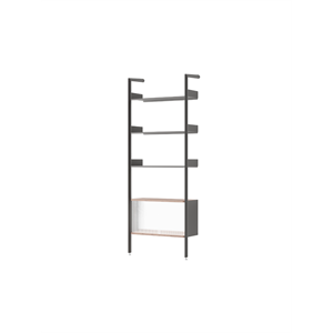 &Tradition Rombe Full Bay IF3 Mobiletto Scaffale Laccato Noce/Antracite