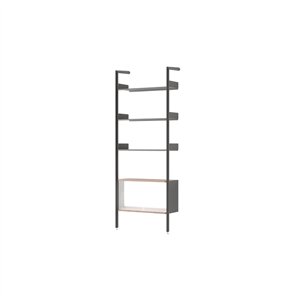 &Tradition Rombe Full Bay IF3 Mobiletto Scaffale Laccato Noce/Antracite
