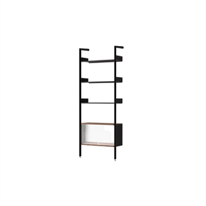 &Tradition Rombe Full Bay IF3 Mobiletto Scaffale Laccato Noce/Antracite