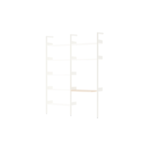 &Tradition Rhomb IF1 &IF5 Configurazione Scaffalatura B Rovere laccato/Alabastro