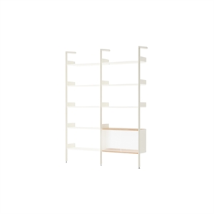 &Tradition Rhomb IF1 &IF6 Configurazione Scaffalatura C Rovere laccato/Alabastro