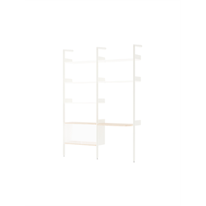 &Tradition Rhomb IF2 &IF6 Configurazione Scaffalatura D Rovere laccato/Alabastro