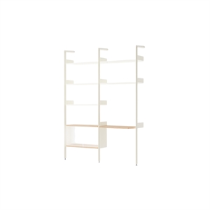 &Tradition Rhomb IF2 &IF6 Configurazione Scaffalatura D Rovere laccato/Alabastro