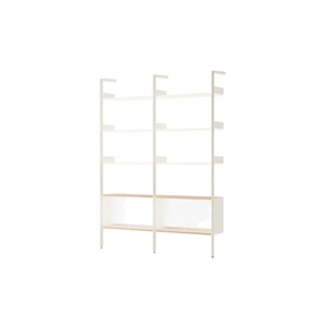 &Tradition Rhomb IF3 &IF6 Configurazione Scaffalatura E Rovere laccato/Alabastro