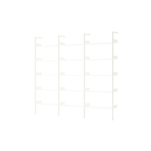 &Tradition Rhomb IF1 &IF4 & IF4 Configurazione Scaffalatura F Rovere laccato/Alabastro