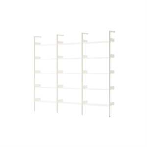&Tradition Rhomb IF1 &IF4 & IF4 Configurazione Scaffalatura F Rovere laccato/Alabastro