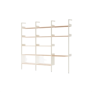 &Tradition Rhomb IF3 &IF5 & IF6 Configurazione Scaffalatura J Rovere Laccato
