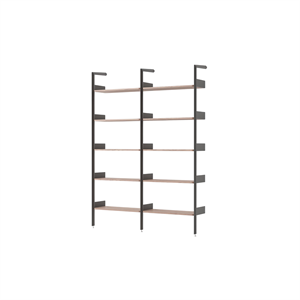 &Tradition Rhomb IF1 &IF4 Configurazione Scaffalatura A Noce Laccato