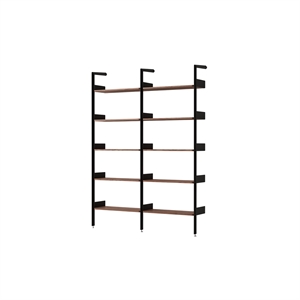 &Tradition Rhomb IF1 &IF4 Configurazione Scaffalatura A Noce Laccato