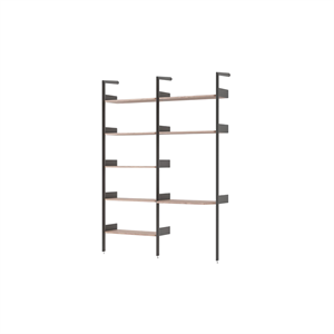 &Tradition Rhomb IF1 &IF5 Configurazione Scaffalatura B Noce Laccato
