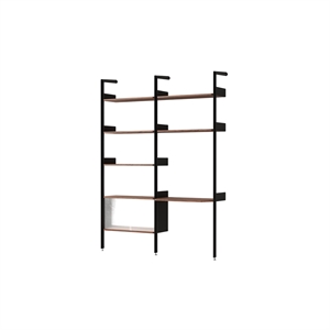 &Tradition Rhomb IF2 &IF6 Configurazione Scaffalatura D Noce Laccato