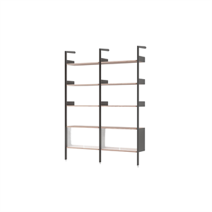 &Tradition Rombe IF3 &IF6 Configurazione Scaffalatura E Noce laccato/Antracite