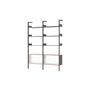 &Tradition Rombe IF3 &IF6 Configurazione Scaffalatura E Noce laccato/Antracite